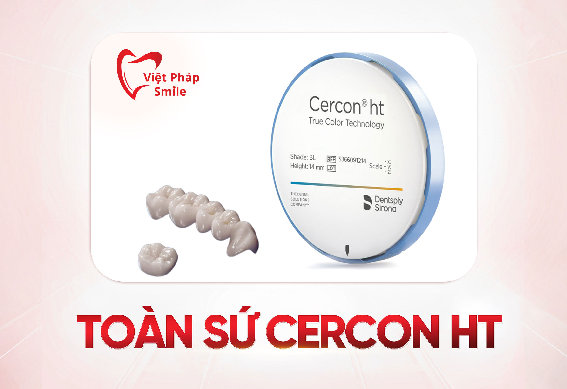 Răng toàn sứ Cercon HT