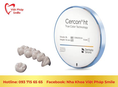 Răng toàn sứ Cercon HT