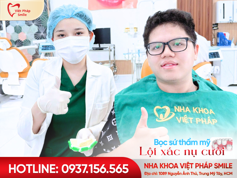 bọc răng sứ Lava 3M tại Nha khoa Việt Pháp Smile