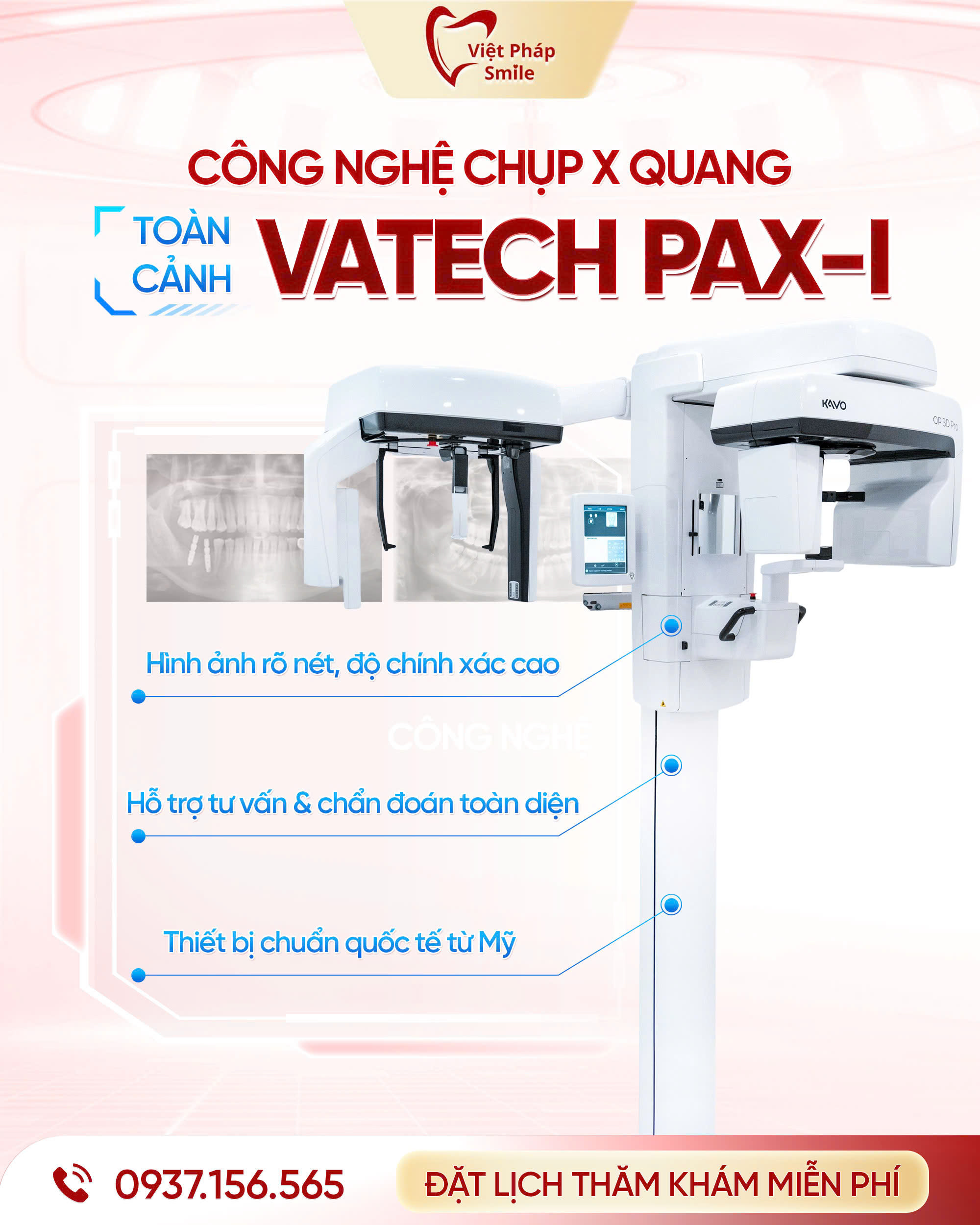 Trang thiết bị nha khoa 11 may chup x quang vatech pa i