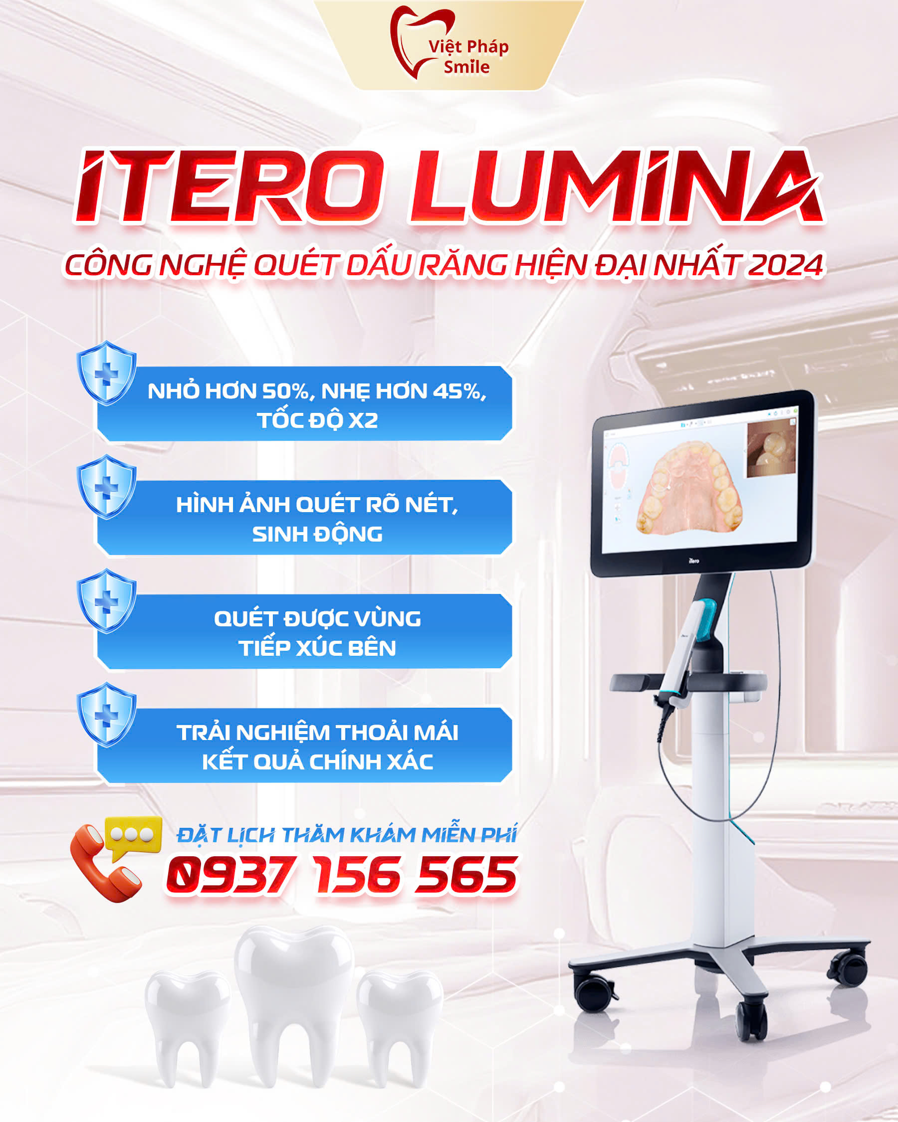 Trang thiết bị nha khoa 4 may-quyet-dau-rang-itero-lumina