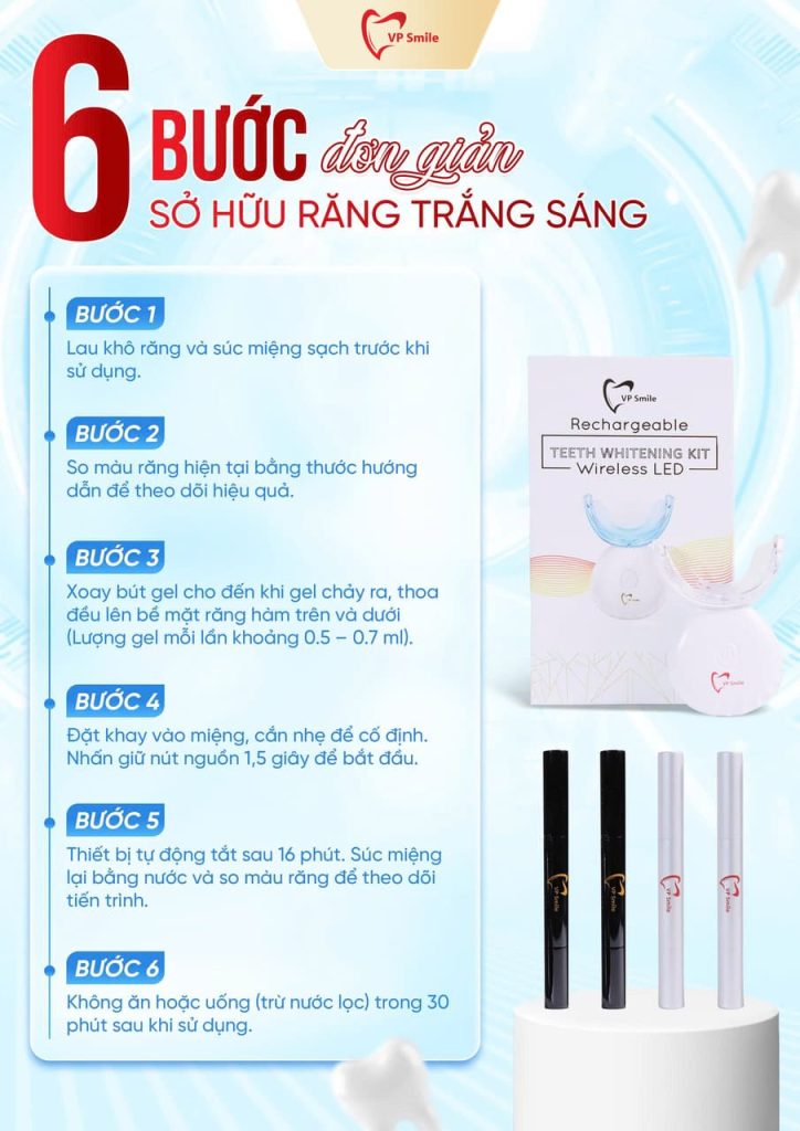 Kit Trắng Răng 16 Đèn LED | VP Smile – Nha Khoa Việt Pháp Smile 4 anh 6 1