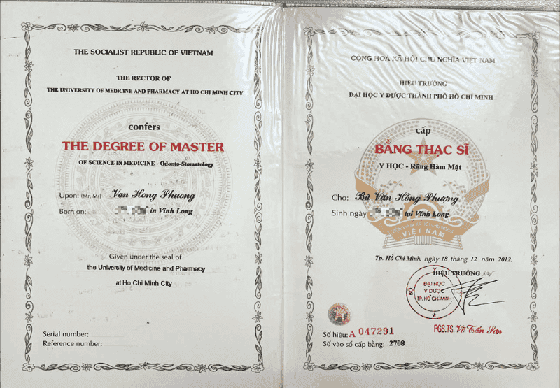 Đội ngũ bác sĩ 4 Thạc Sĩ – Bác Sĩ Văn Hồng Phượng-5