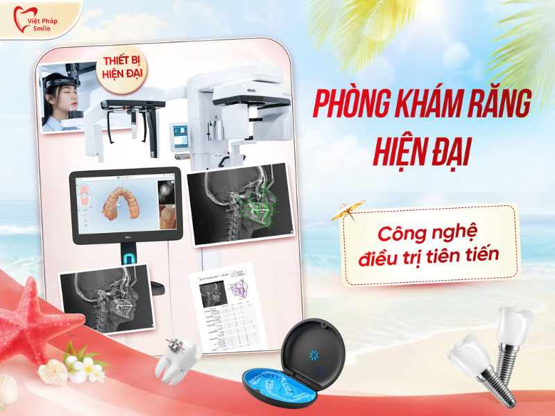 Phòng khám răng hiện đại với công nghệ điều trị tiên tiến